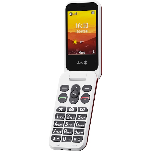 Doro Leva L31 mobiletelefon (rød)