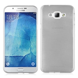 Samsung Galaxy A8 2015 Cover Etui Case (Sølv)