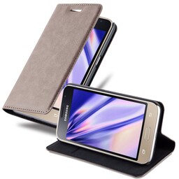 Cover Samsung Galaxy J1 2016 Etui Case (Brun)