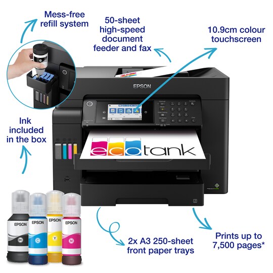 Epson EcoTank ET-16600 AIO inkjet farveprinter