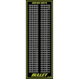 Bullet Dartmat With Check Out Bullet