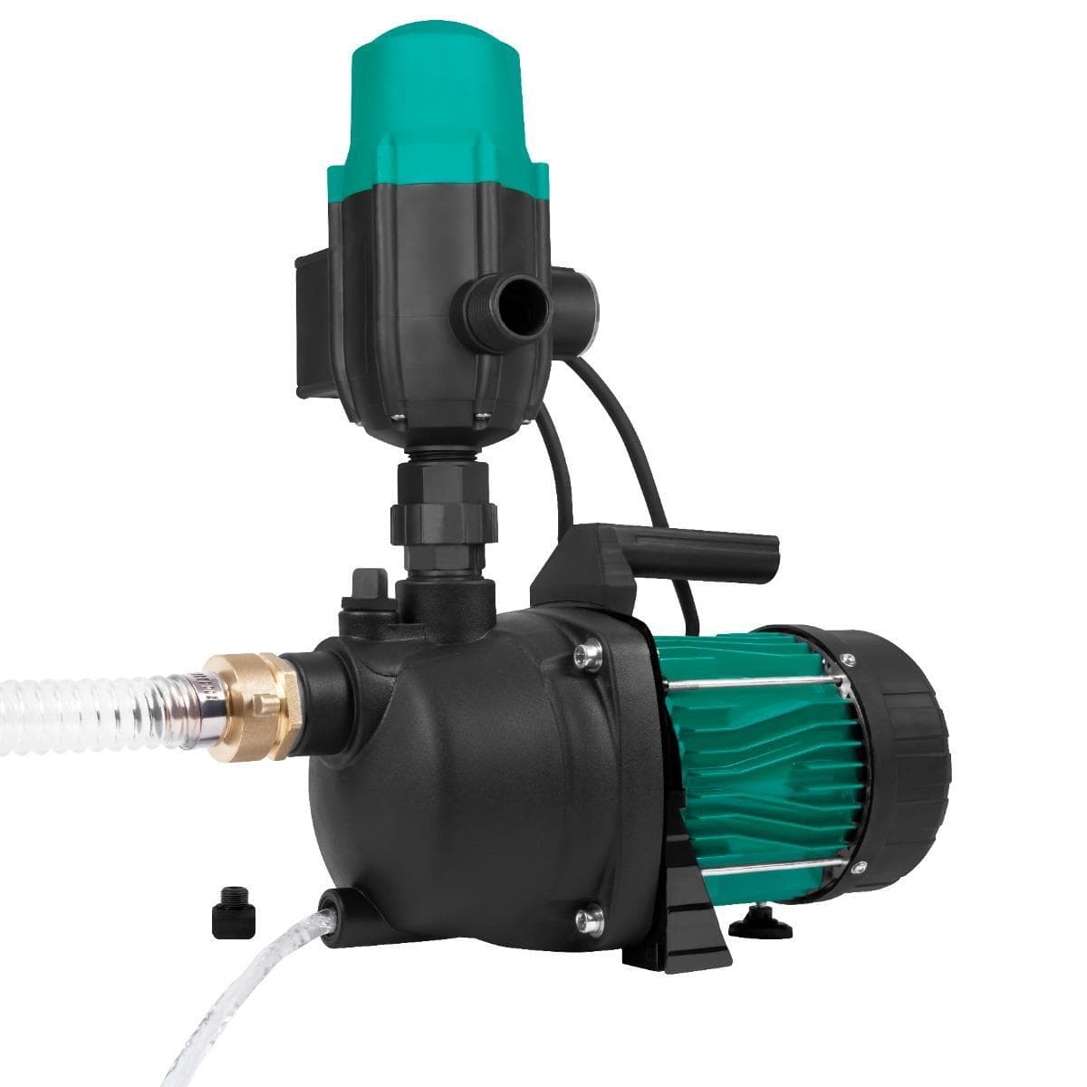 VONROC Vandpumpe - hydrophore pumpe / Automatisk pumpe - 800W | Max højde 40mtr. | 3300l/t | Med trykafbryder