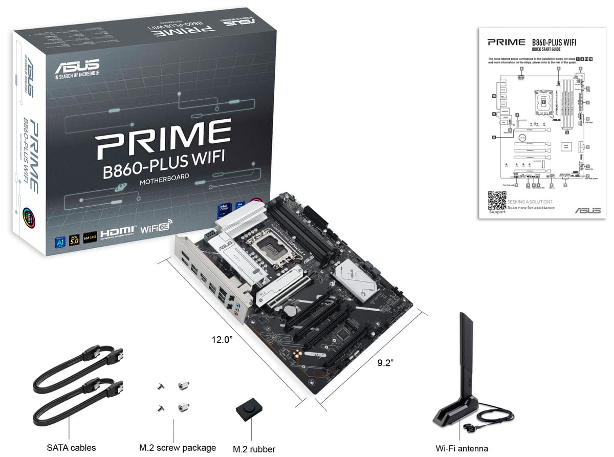 ASUS PRIME B860-PLUS WIFI bundkort