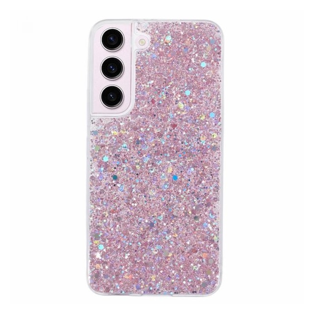 Nordic Covers Samsung Galaxy S23 Cover Sparkle Series Blossom Pink