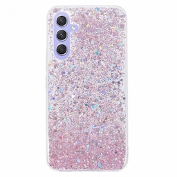 Nordic Covers Samsung Galaxy A34 5G Cover Sparkle Series Blossom Pink