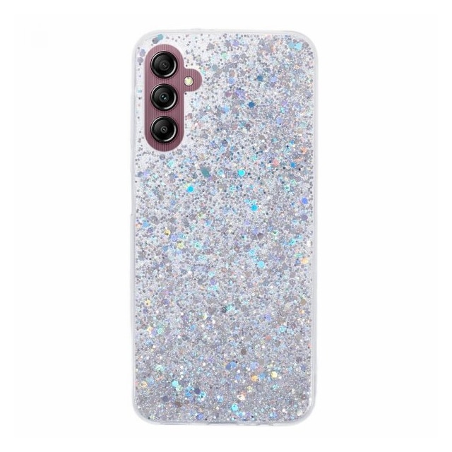 Nordic Covers Samsung Galaxy A14 Cover Sparkle Series Stardust Silver
