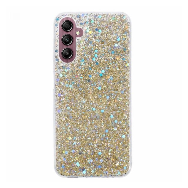 Nordic Covers Samsung Galaxy A14 Cover Sparkle Series Citrine Gold