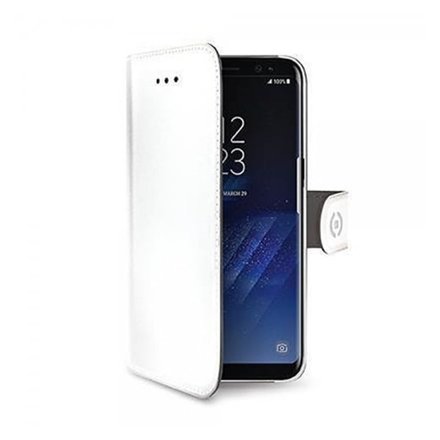 Celly Samsung Galaxy S8 Etui Wally Wallet Case Hvid