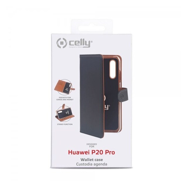 Celly Huawei P20 Pro Etui Wally Wallet Case Sort