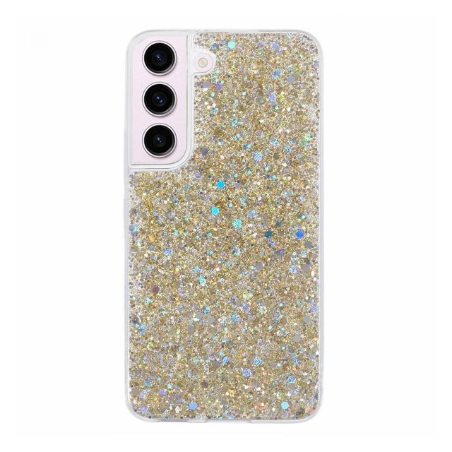Nordic Covers Samsung Galaxy S23 Cover Sparkle Series Citrine Gold
