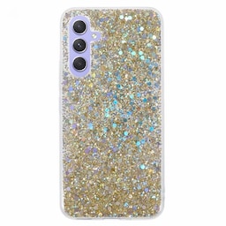 Nordic Covers Samsung Galaxy A34 5G Cover Sparkle Series Citrine Gold