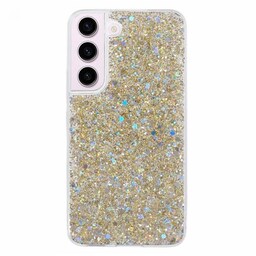 Nordic Covers Samsung Galaxy S22 Cover Sparkle Series Citrine Gold