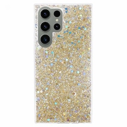 Nordic Covers Samsung Galaxy S23 Ultra Cover Sparkle Series Citrine Gold