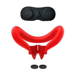 Meta Quest 3 Headset ansigtsmaske linsecover 2 rocker cap RØD