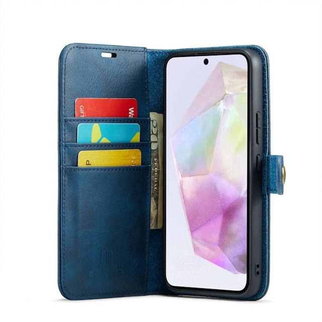 Wallet DG-Ming 2i1 Samsung Galaxy A35 - Blå