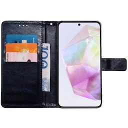 Wallet cover 3-kort Samsung Galaxy A35 - Mørkeblå