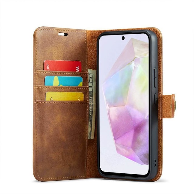 Wallet DG-Ming 2i1 Samsung Galaxy A55 - Brun