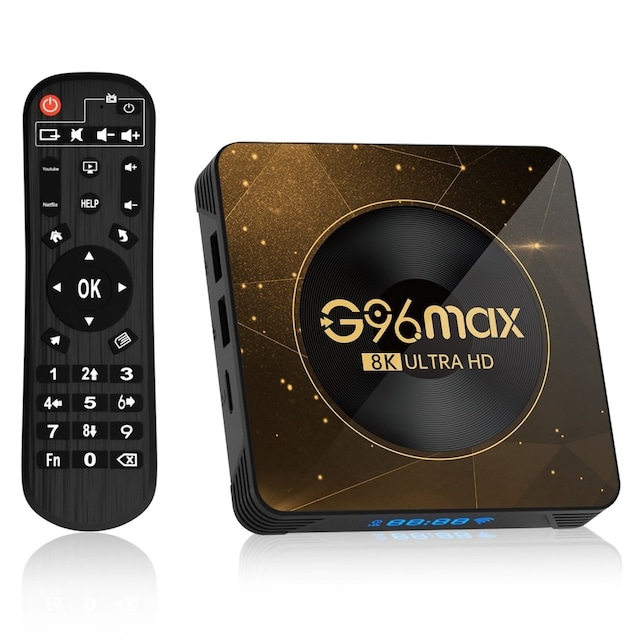 G96max 4+32GB 8K Ultra HD Smart TV Box H616 Android 13.0