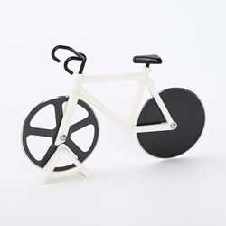 Cykel Form Design Pizza Skærer Køkkenredskab PP + Rustfrit Stål Pizza Skæreværktøj