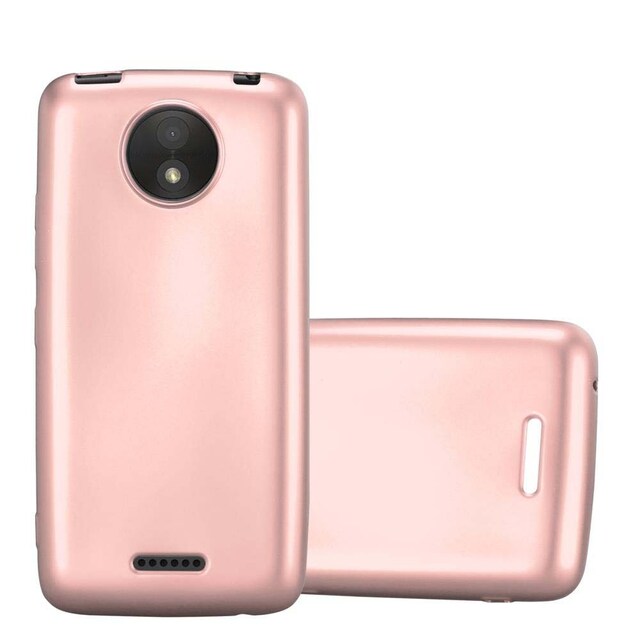 Motorola MOTO C PLUS Cover Etui Case (Lyserød)