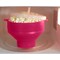 Popcornskål silikone foldbar Lyserød