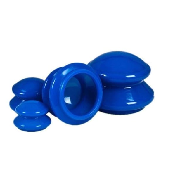Cupping til helkropsmassage 4-pak (L-XS) Blå