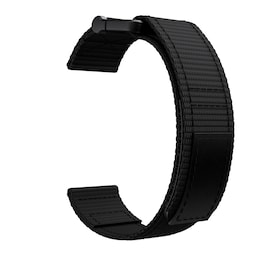 Garmin Fenix 6X/5X/3/3 HR armbånd 26 mm Nylon Sort