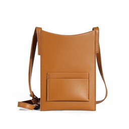 Crossbody mobiltelefon taske Brun