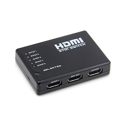 HDMI Switch 5x1 med fjernbetjening