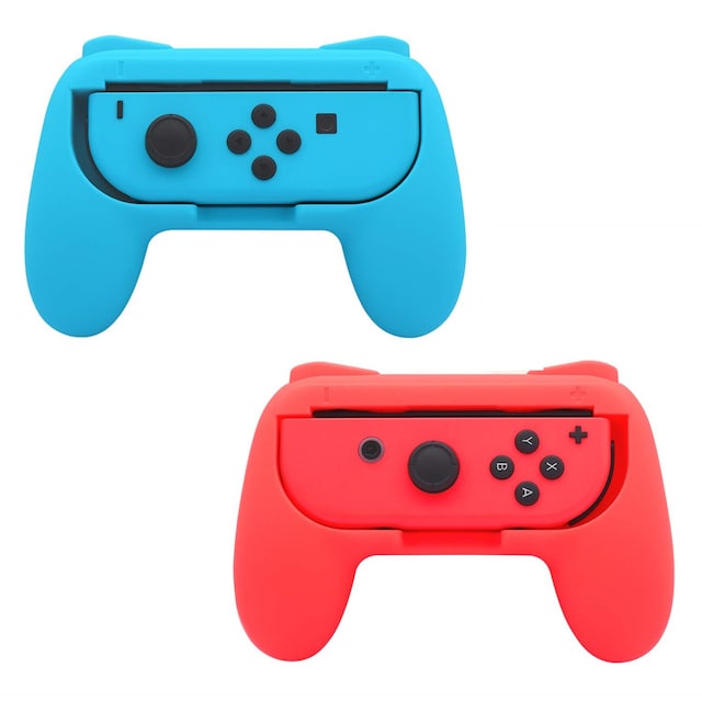 Nintendo Switch Joy-Con Controller Grip 2-pak Rød / Blå