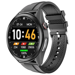 Smartwatch med trænings- og sundhedsovervågning Sort