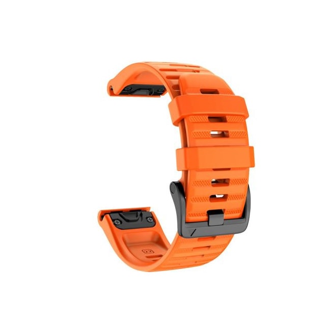 Garmin Fenix / Forerunner / Approach armbånd silikone orange