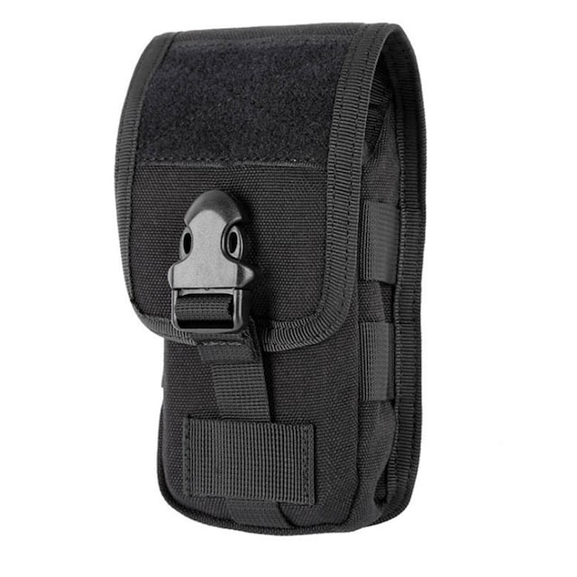 Molle Mobiltelefon Taske Nylon Sort