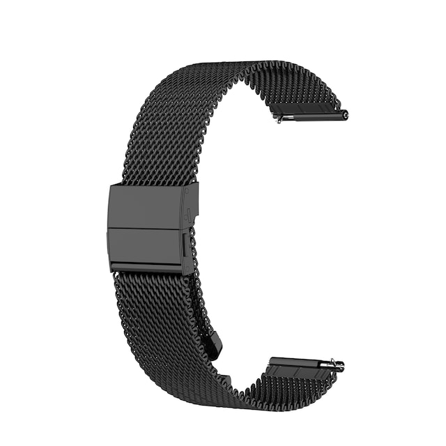 Garmin VivoActive 3 / Move / Forerunner (20 mm) armbånd Rustfrit stål Sort