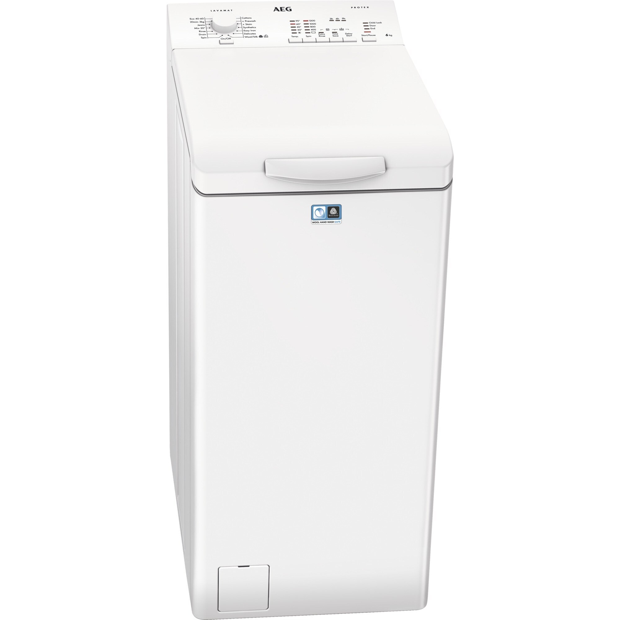 AEG 6000 Series vaskemaskine L6TPO621N5 (topbetjent 6 kg)