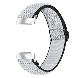 Fitbit Charge 5 armbånd Nylon Grå / Sort