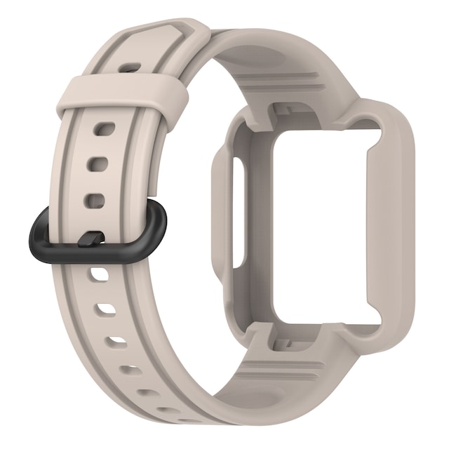 Udskiftning af urrem til Xiaomi MI Watch Lite Redmi Watch 2 Varm hvid