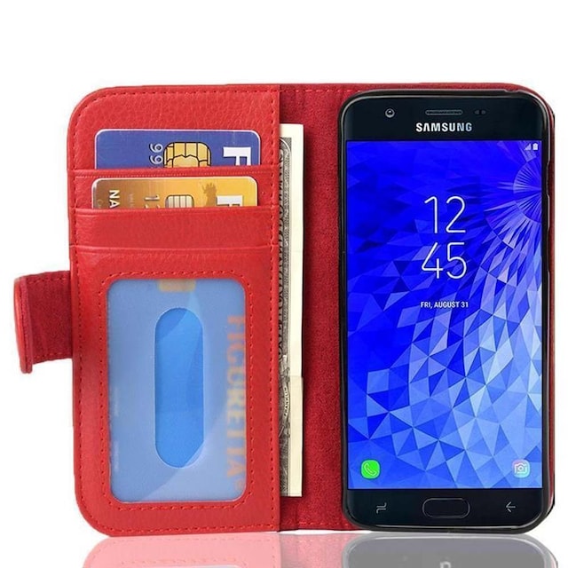 Samsung Galaxy J7 2017 Pungetui Cover (Rød)