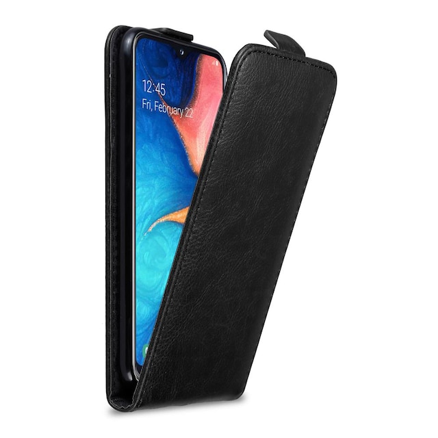 Samsung Galaxy A10e / A20e Pungetui Flip Cover (Sort)