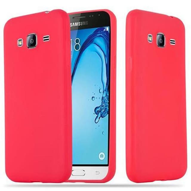 Cover Samsung Galaxy J3 2015 Etui Case (Rød)