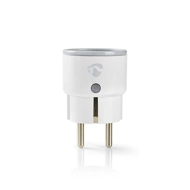 Nedis SmartLife Smart Plug | Wi-Fi | IP21 | Effektmåler | 2500 W | EU stik / Type F (CEE 7/7) | -10 - 40 °C | Android™ / IOS | Hvid | 1 stk