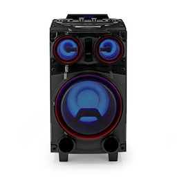 Nedis Bluetooth® Party Speaker | Maksimal batteritid: 6.5 timer | 120 W | Bærehåndtag | Fest lys | Equalizer | Sort