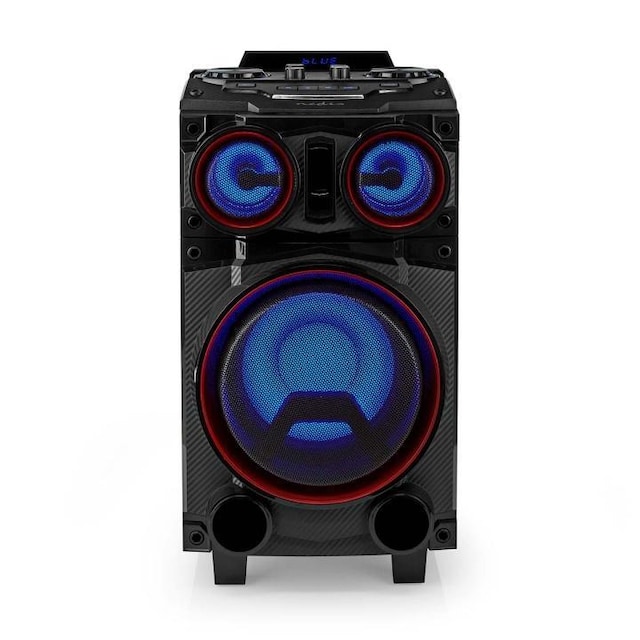 Nedis Bluetooth® Party Speaker | Maksimal batteritid: 6.5 timer | 120 W | Bærehåndtag | Fest lys | Equalizer | Sort