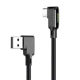 Mcdodo CA-7520 USB-C til USB A vinklet kabel til hurtig opladning og synkronisering LED 1.2m