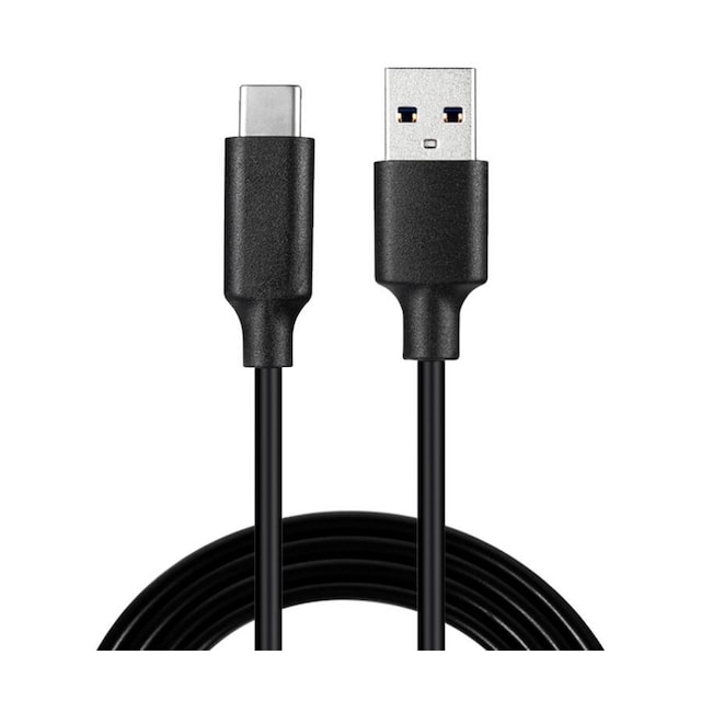 NÖRDIC C 1m USB 2.0 til USB A-kabel 480Mbps sort