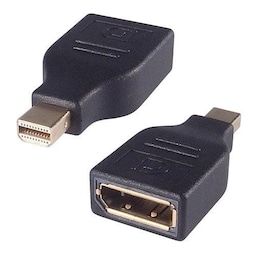 NÖRDIC Mini DisplayPort til DisplayPort adaptere UHD 4K på 30Hz 21,6Gbps stik
