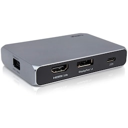 CalDigit SOHODOCK USB C til 1x HDMI 2.0 4K60Hz 1xDP1.4 4K60Hz HDR 1xUSB C PD100W iXmicroSD 1xSD 1xUSB C 3.2 Gen2 dataport 10Gbps USB A