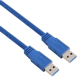 NÖRDIC USB3.1 kabel type A han til type A mandlig 1,8m 5Gbps USB3.0
