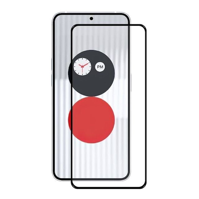 SKALO Nothing Phone (2a) 5G FULL-FIT Hærdet Glas Skærmbeskyttelse - Sort