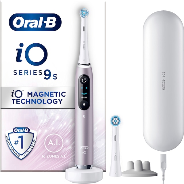 Oral-B iO 9s elektrisk tandbørste 387194 (rose quartz)